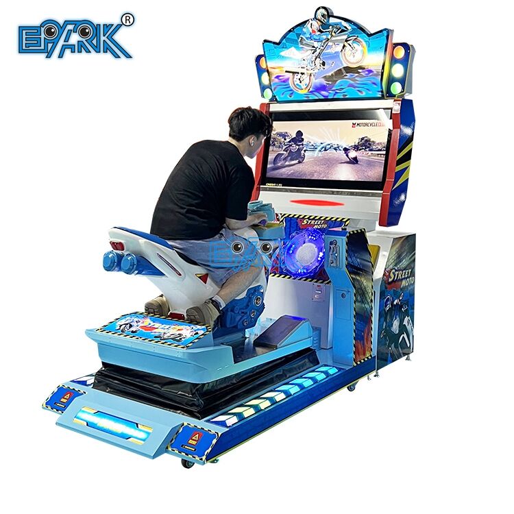 42-Inch Racing Car Arcade Machine Full Motion Street Motorcycle Video Game