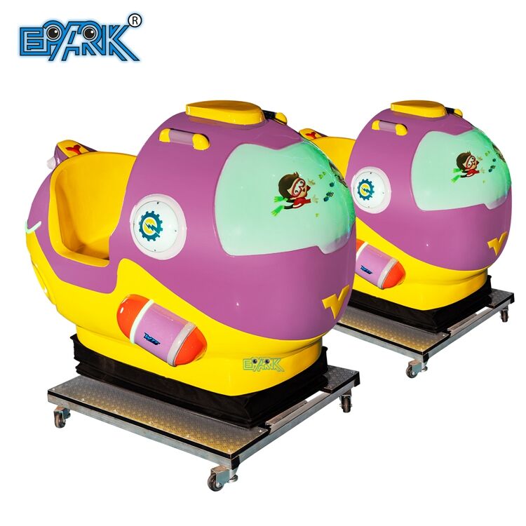 Machine de jeu pour enfants avec voiture balançoire à pièces