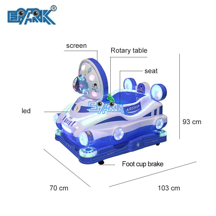 Coin Game Operated Amusement Park Kiddie Ride Swing Rocking Coin Machine