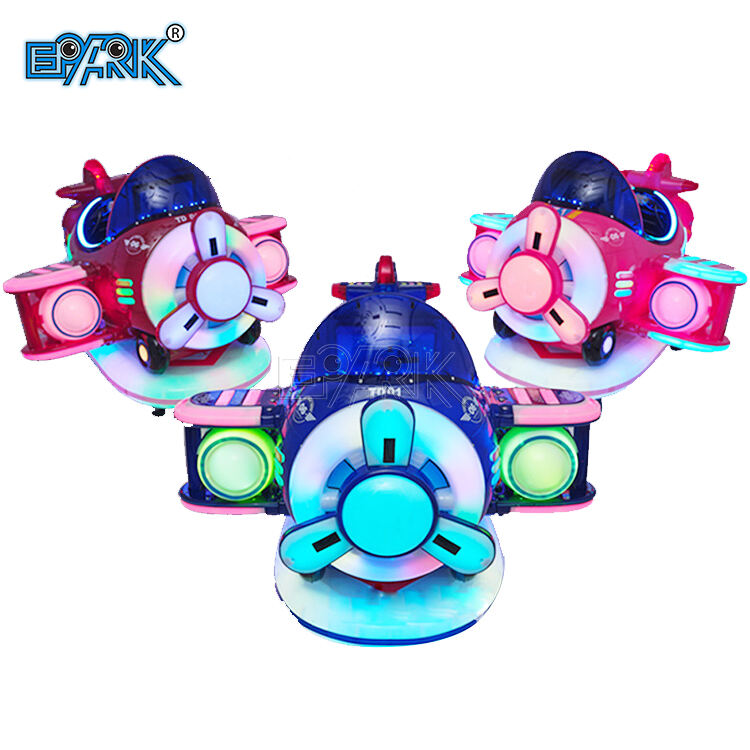 Coin Operated Rocking Car Electric Children Plane Mp5 Rocking Machine Kiddie Ride