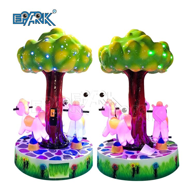 Coin Operated Kiddie Ride Carousel Horses
