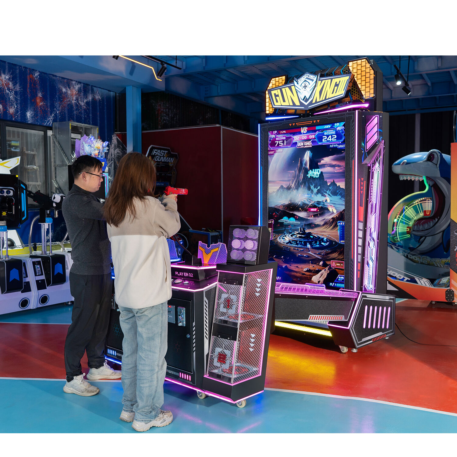 Coin Operated Game Gun King Shooting Game Machine