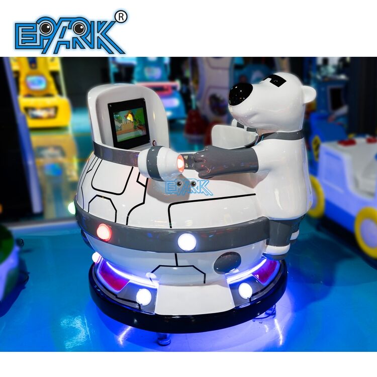 Two Players Coin Operated Kids Ride Revolving Cup Kiddie Ride Machine