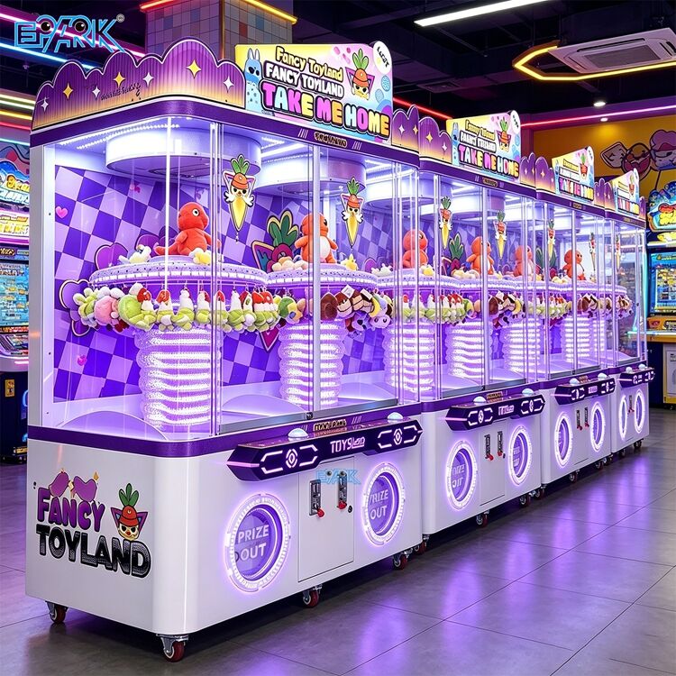 Dvojni igralni avtomat z oprijemalom za zabavne centre