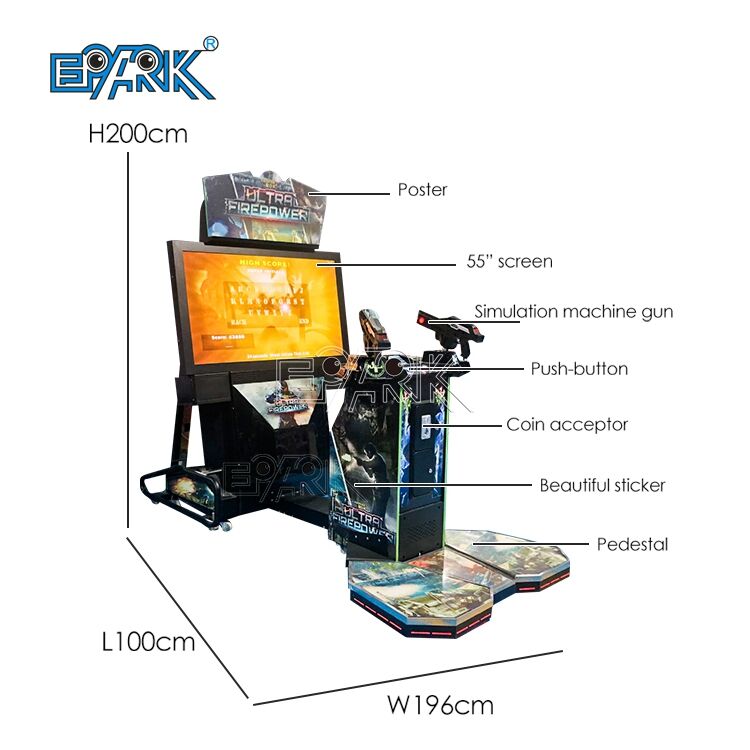 Simulator Shooting Game Indoor Shooting Arcade Games Coin Operated Shooting Game Machine