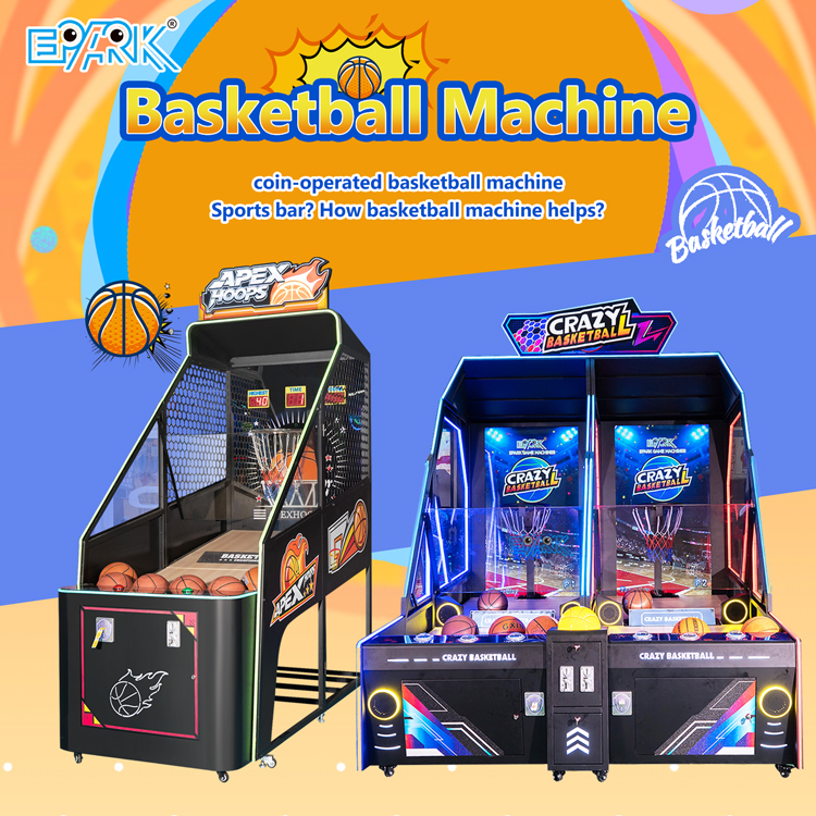 Bar desportivo? Como a máquina de basquete ajuda?