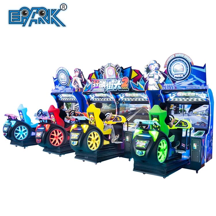 Amusement Simulator Driving 4 Player Coin Operated Arcade Racing Simulator