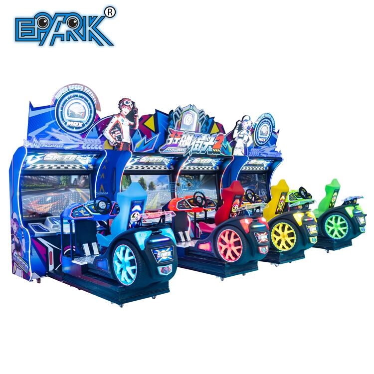 Amusement Simulator Driving 4 Player Coin Operated Arcade Racing Simulator