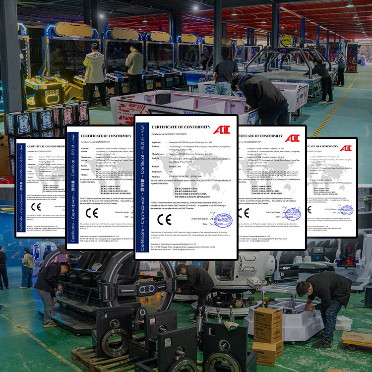 EPARK Sports Arcade Machines Meet CE and RoHS Standards for Global Markets