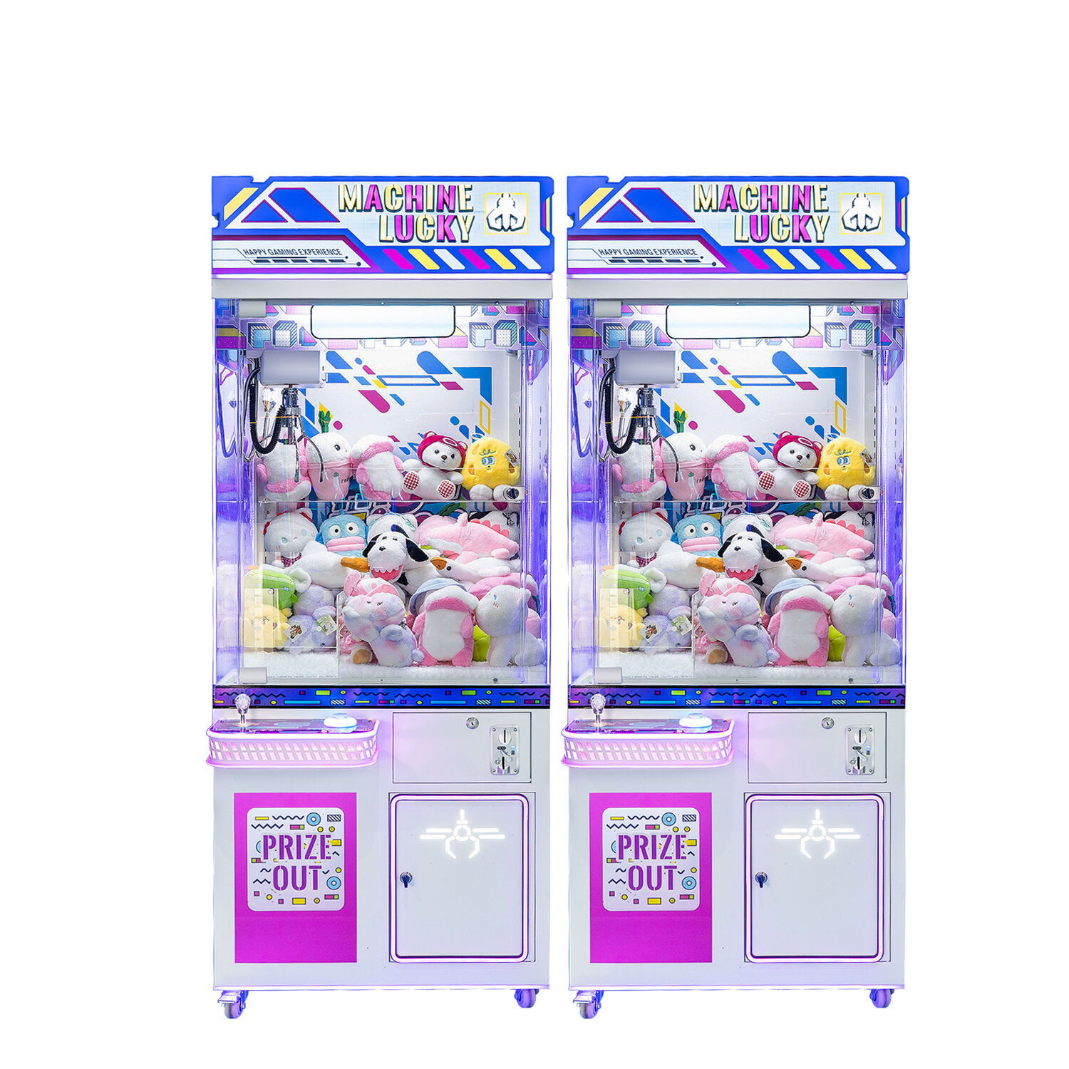 Custom Coin Operated Toy Vending Arcade Claw Crane Machine