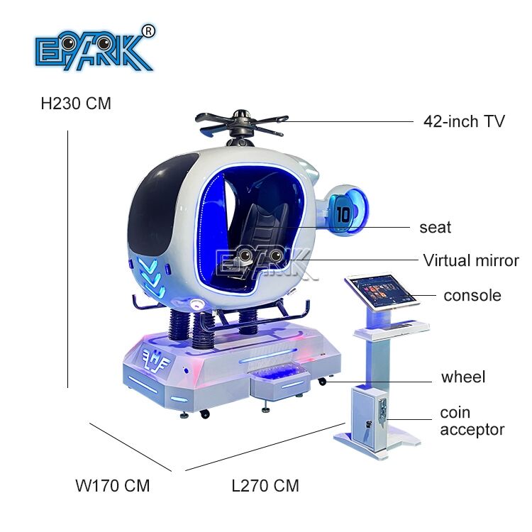 simulateur de vol d'avion hélicoptère 9D VR Jeu Machine