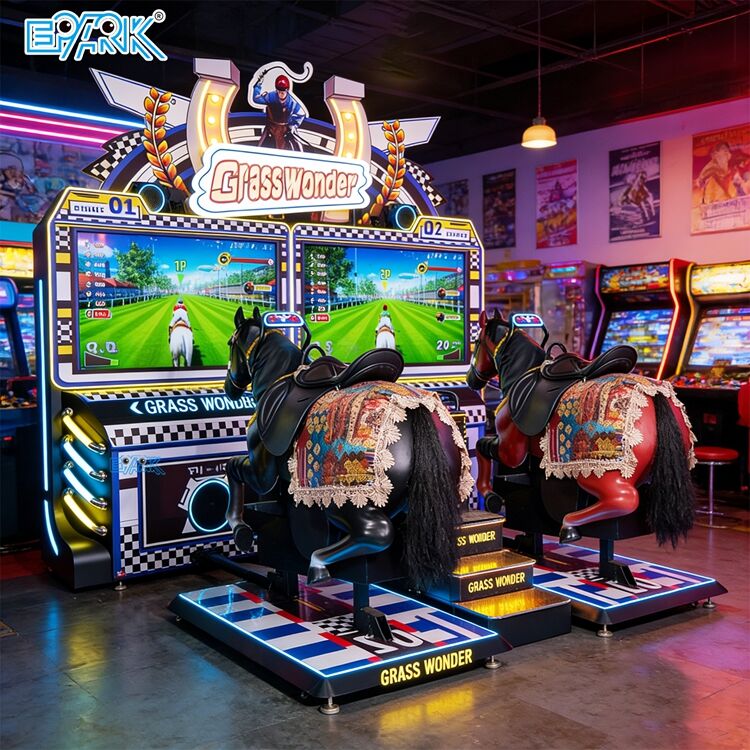 Horse Racing Arcade Machine Riding Simulator Game Machine