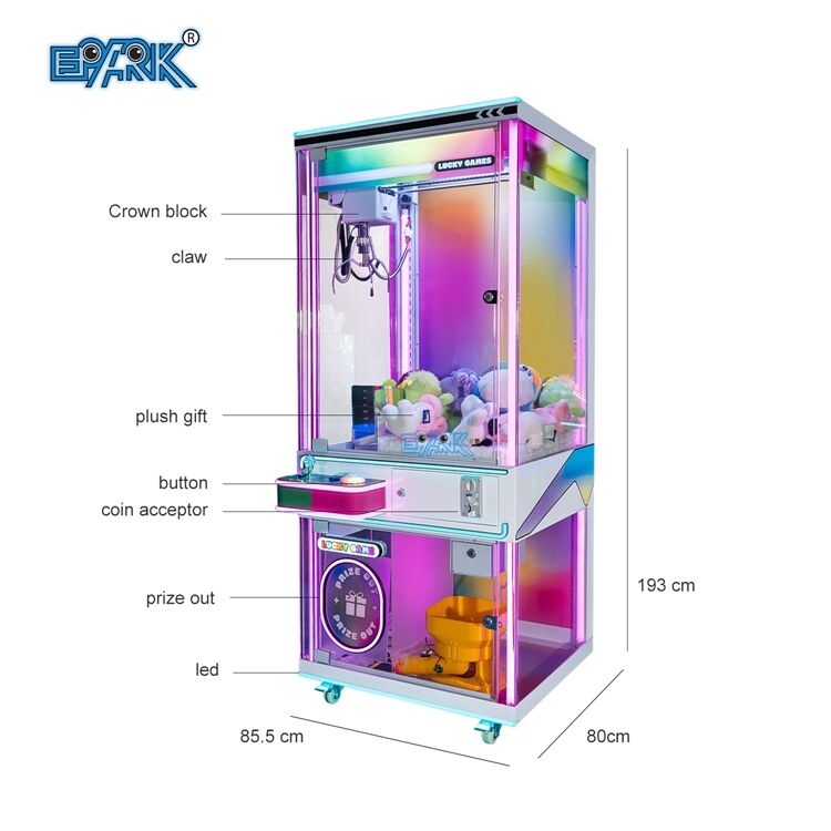 Coin Operated Arcade Doll Machine Claw Crane Grabber Gift Game Machine