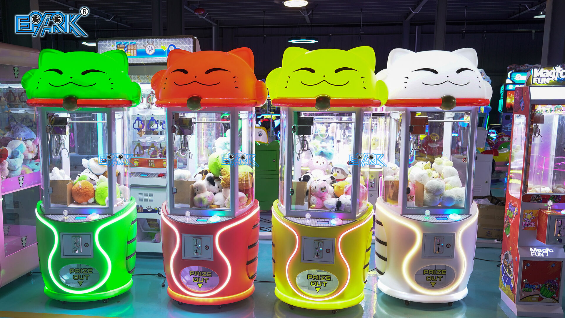 Claw Machine with LED Light – Vibrant & Attention-Grabbing