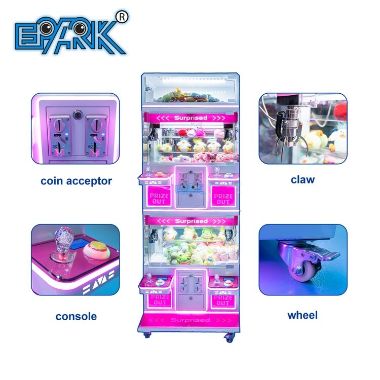 Mini Claw Machine Prizes Stuffed Animals Crane Toy Game Claw Machines