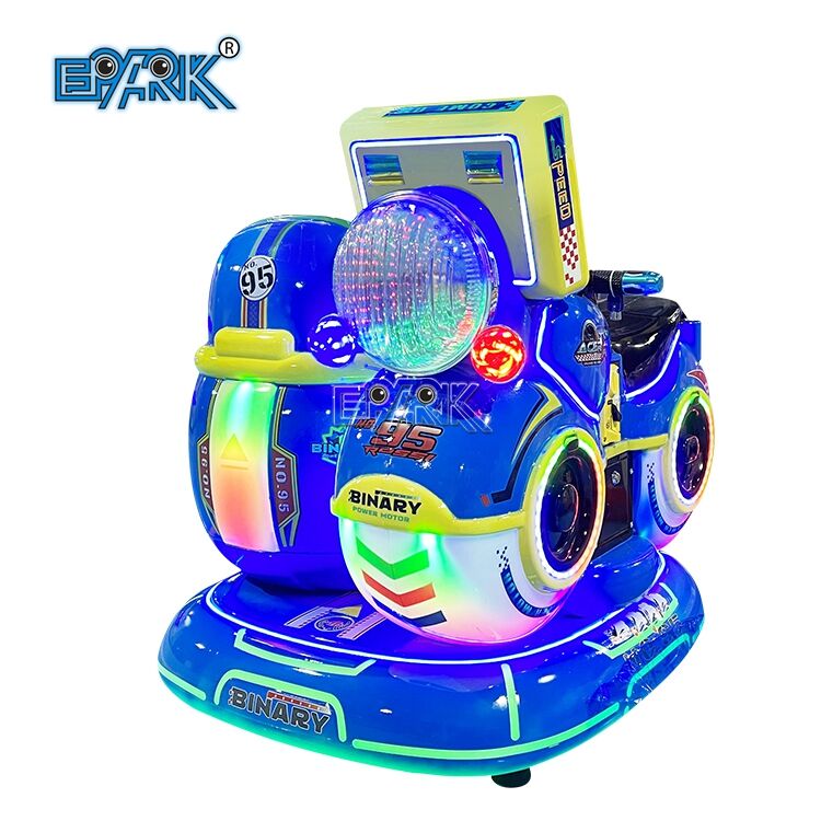Amusement Park Coin Operated Arcade Kiddie Ride Motorcycle Swing Machine