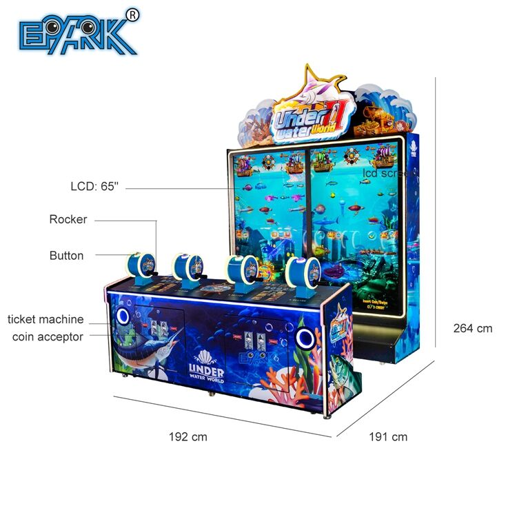 Go Fishing Lotter Redemption Arcade Video Game Machine