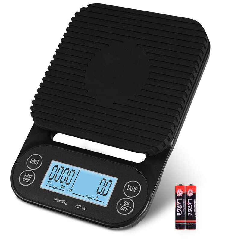 K1802 Industrial Grade High Precision 0.1g Large Capacity Coffee Scale Digital Kitchen Electronic Scale with LCD Display