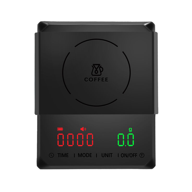 Hot Selling 2Kg Capacity Mini LED Display Coffee Scale Waterproof Electronic Digital USB Power Source Household Measuring Timer