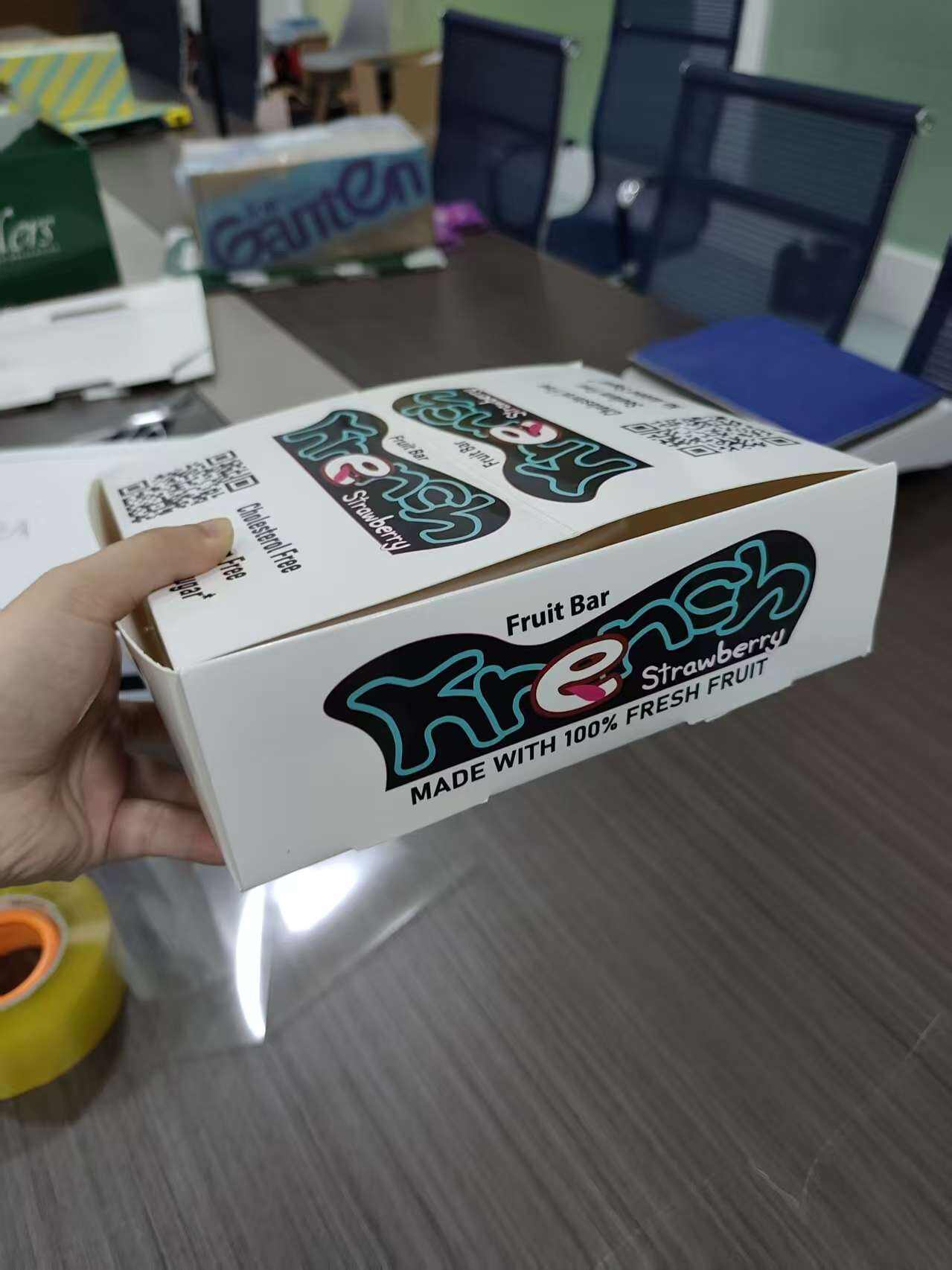 Shopping mall supermarket shelf display box