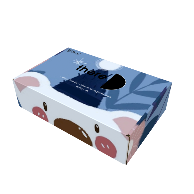 Luxury shipping box factory customized cardboard cosmetics mailer shipping box corrugated paper Nail oil bottle facial cosmetics packaging box