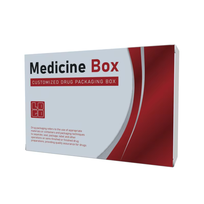 Flexografie Fabrică Directă Cutie de Hartie pentru Medicamente Vampe Reciclabile Produse de Sănătate Cutie de Pastile Vitamine Capsule Medicament Embalaj