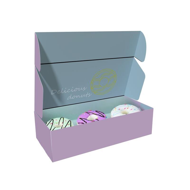 Chocolate Box Manufacturers Wholesale Low Price Cake Dessert Cookies Macaron Gift Paper Cookie Box Packaging