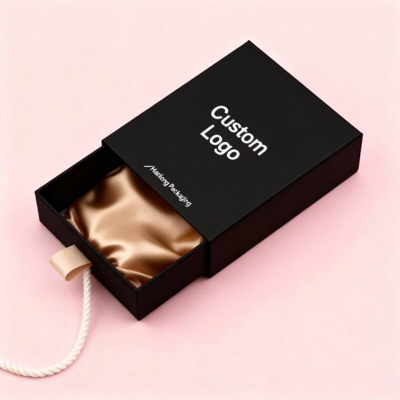 manufacture Luxury black jewelry paper box custom logo hard packaging box recyclable Valentine's Day birthday bracelet pendant gift box