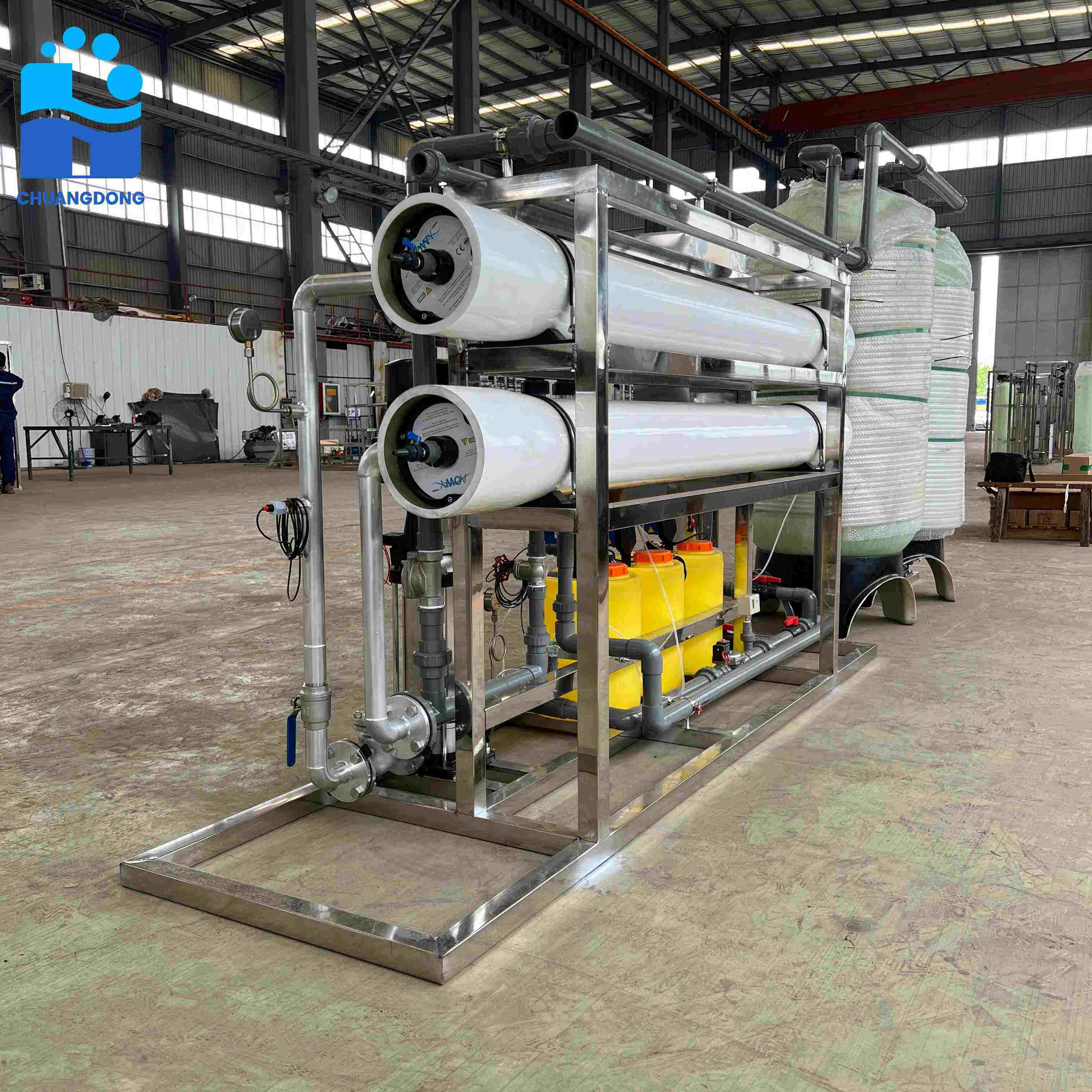 10m3 Complete Water Treatment Plant Solutions Integrating Reverse Osmosis System for Municipal Supply