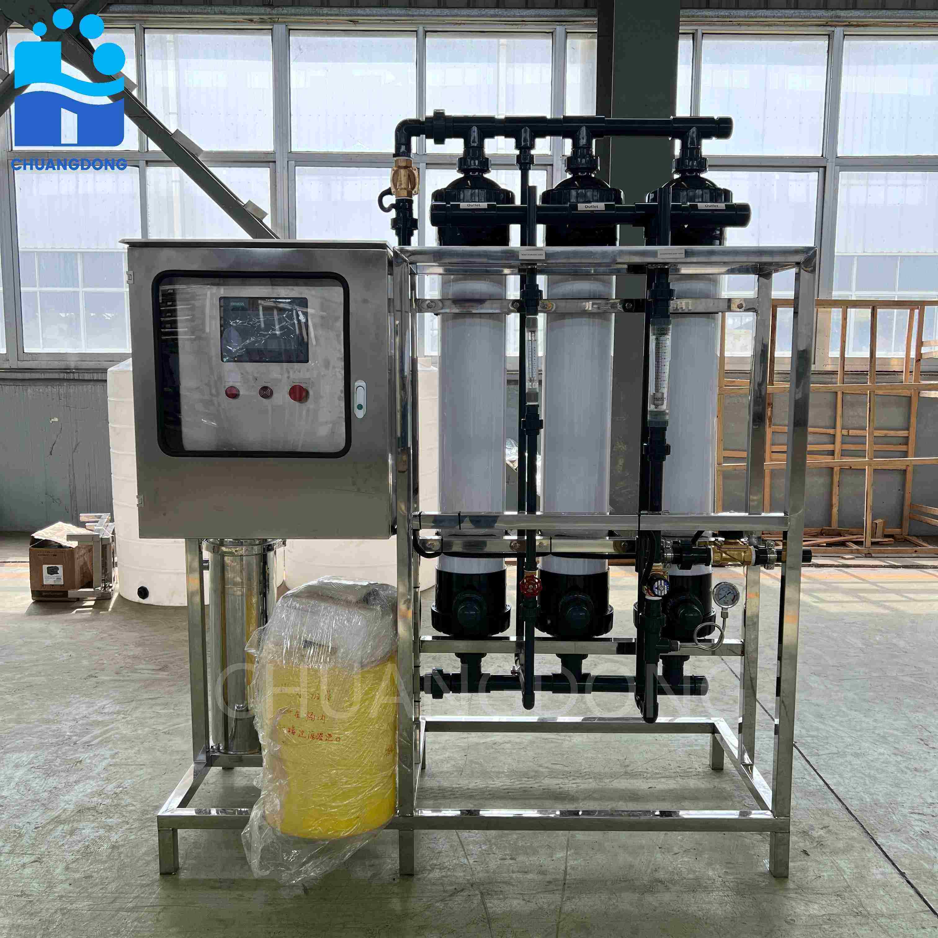 Wasserfiltermaschine mit einer Kapazität von 10 t, Reinigungssystem mit Umkehrosmose (RO), Doppeldurchlauf, 20 t pro Liter, zum Verkauf