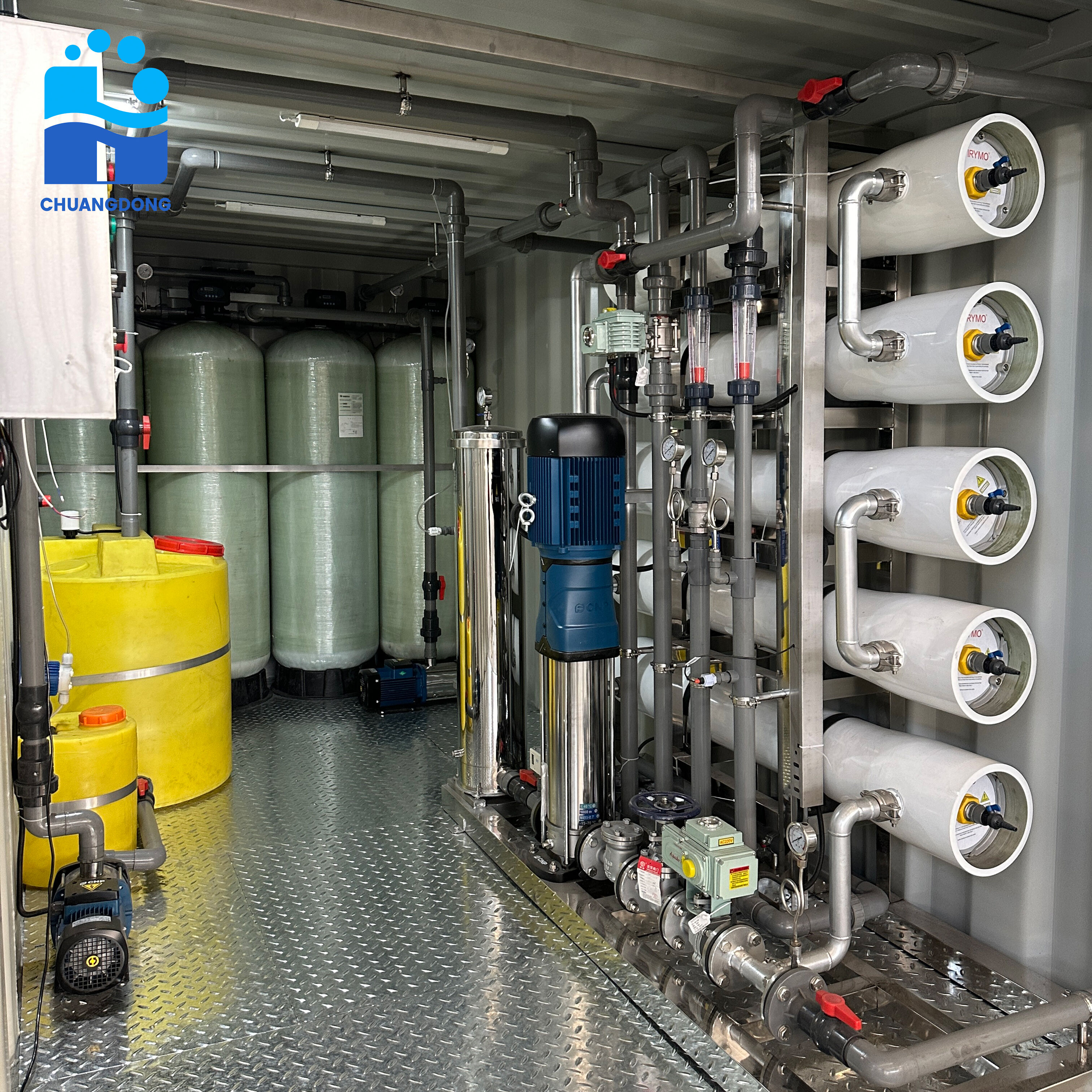 CONTAINERIZED RO WATER TREATMENT PLANT