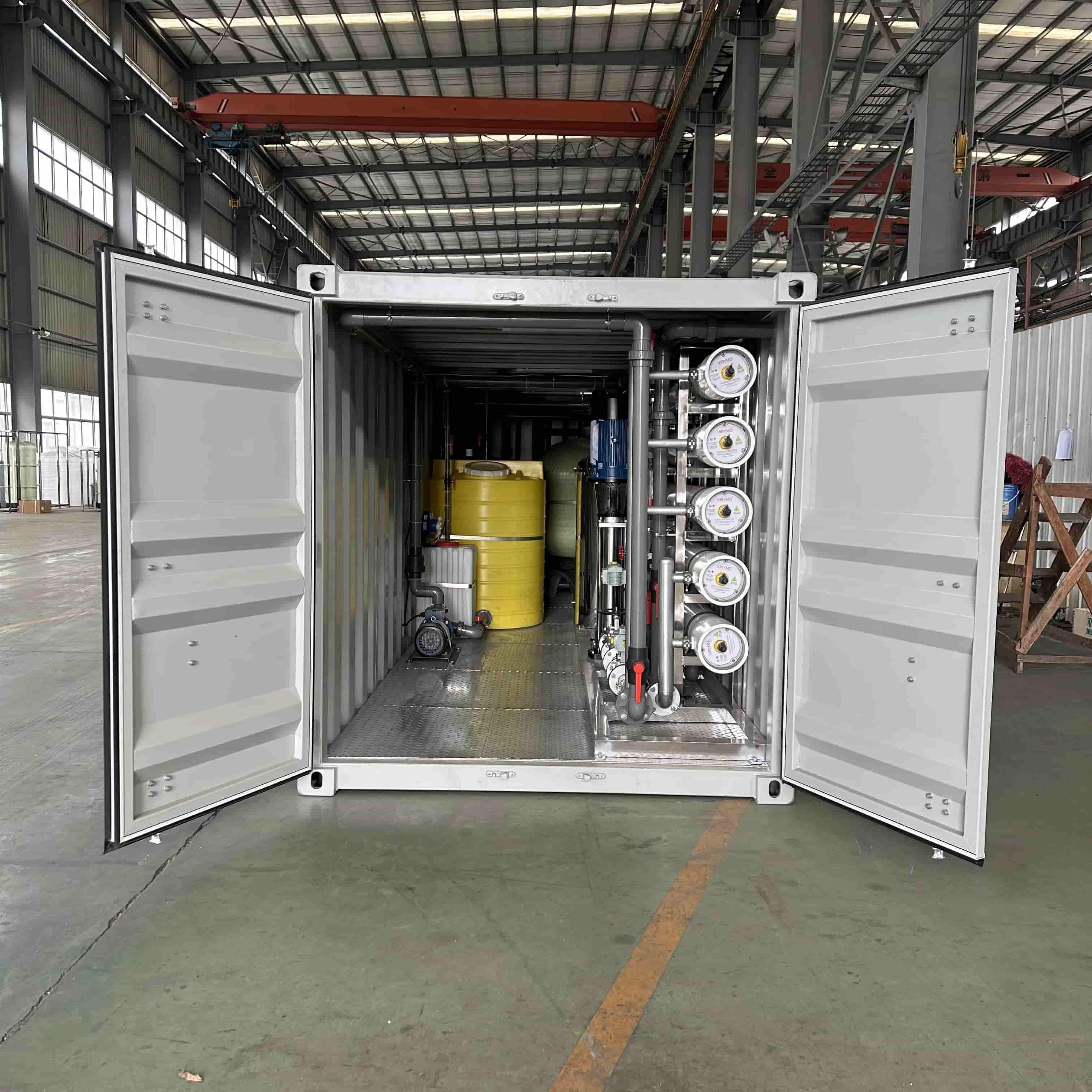 20-40T/H Containerized Water Purification System Water Treatment Plant by RO System for Municipal Community Water Supply