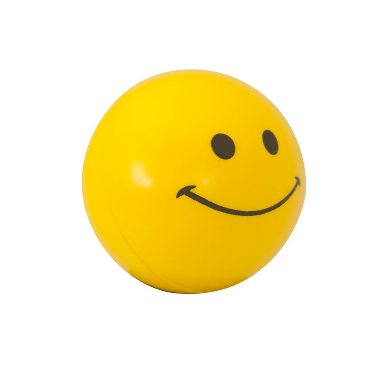 Soft Squishy PU Smiling Face Ball Foam Toys Stress Ball Giveaway Gifts