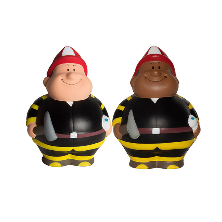 Regal tal-Promozzjoni PU Foam Squishy Fireman Bert Stress Ball