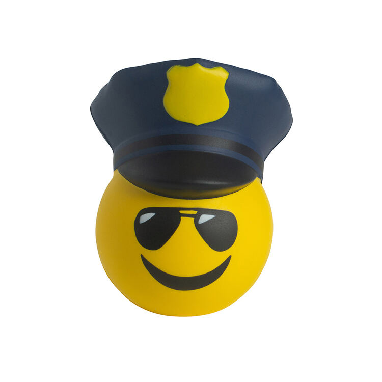 PU Police Officer Emoji Hat Stress Reliever 