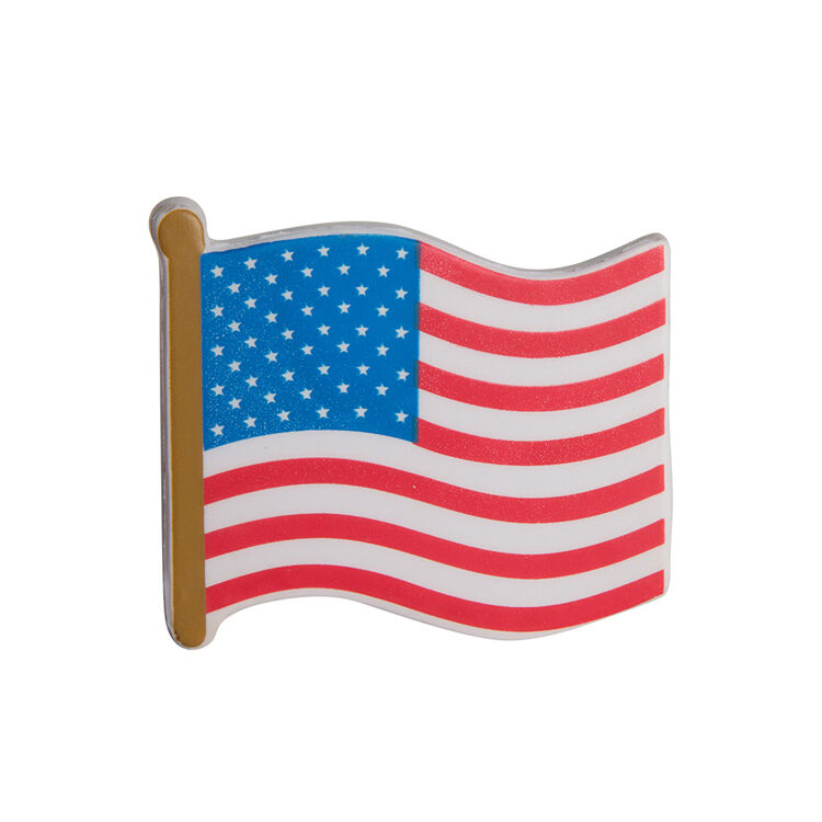 Designspielzeug Stressball mit individuellem Logo Drücken Vereinigte Staaten Flaggenform Anti-Stress-Ball PU Stresslinderungsball Spielzeug Stressball