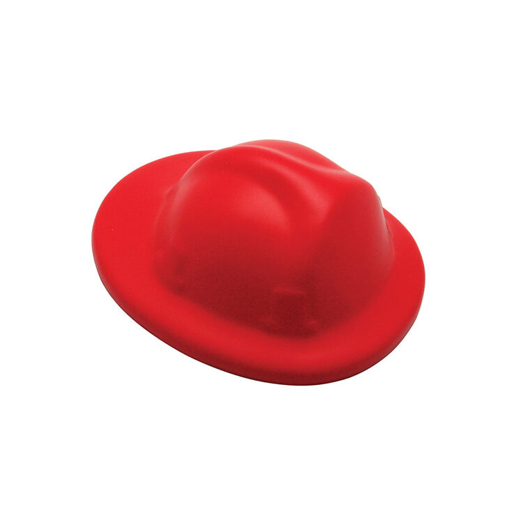 Bola Tekanan Berbentuk Topi Keledar Api Mainan Anti-Stres untuk Hadiah Promosi Mainan Logo Kustom PU Berbuih Uniseks Mainan Promosi