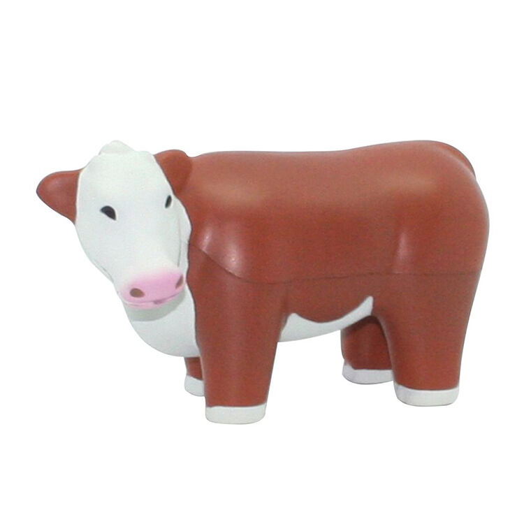 Giveaway Gift Idea PU Foam Steer Stress Ball Promotional Anti Stress Toy