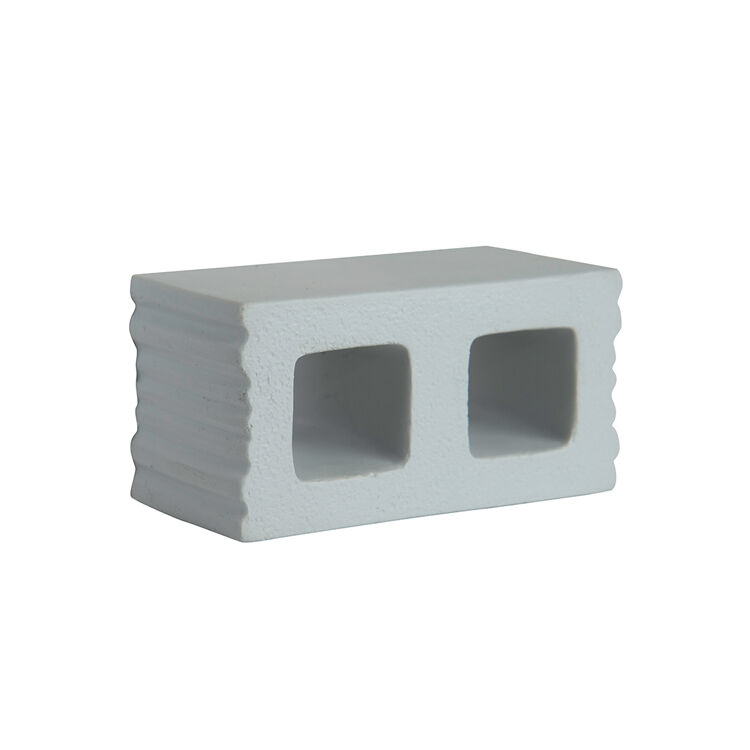 Custom Printed PU Foam Concrete Block Shape Anti-Stress Ball Educational and Concrete Block Stress-Relieving Toy 