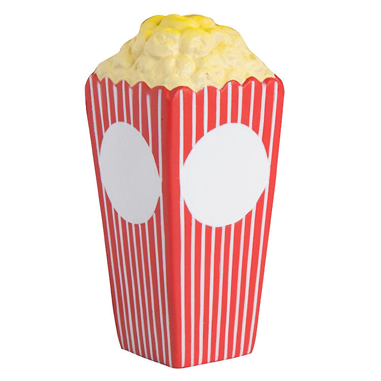 Kaxxi ta' PU Foam personalizzat ta' Popcorn Stress Squeeze Ball