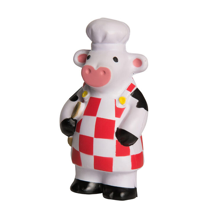Giveaway Gift Idea Cooking Cow Stress Ball Promotional Anti Stress Toy