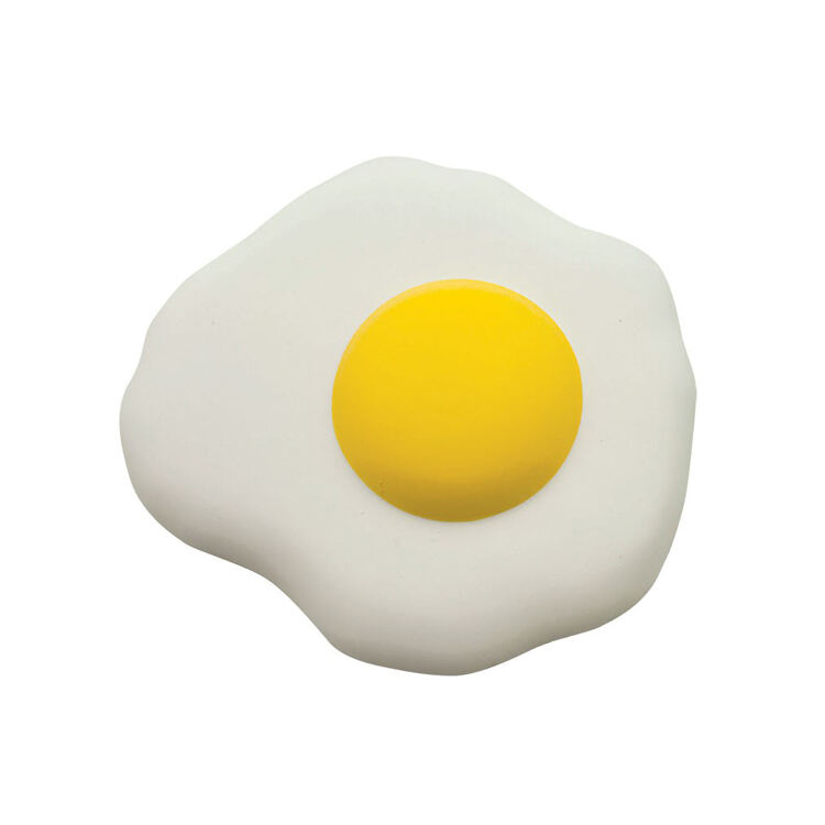 Great Gift Idea for Kids & Adults PU Foam Fried Egg Stress Reliever Ball