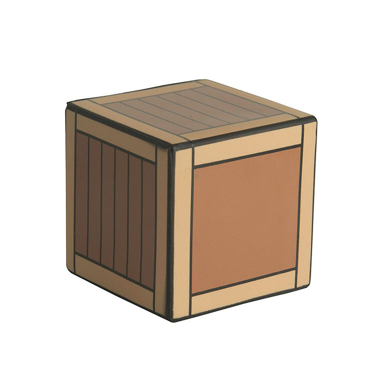 Squishy Stress Reliever Shipping Crate Shape Memory Foam Anti Stress Ball