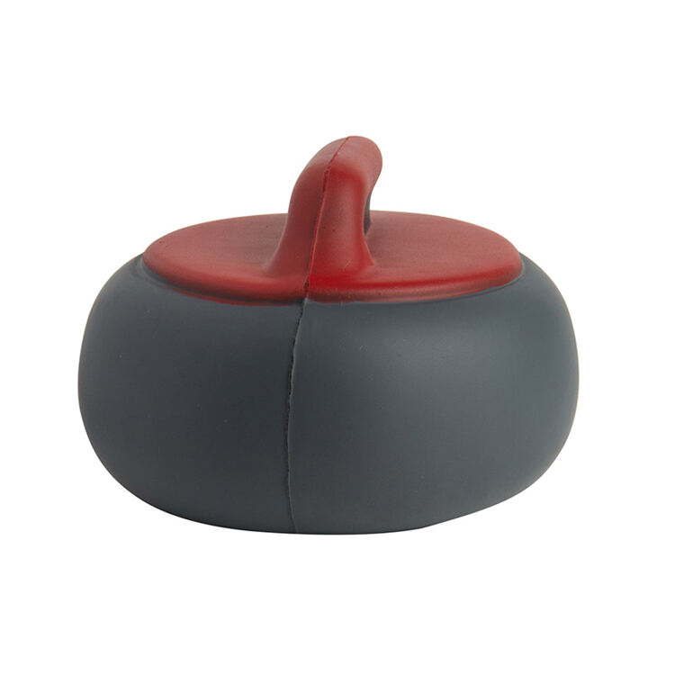 Promotional Gifts Stress Toys Logo Customized  PU Curling Rock Foam Balls