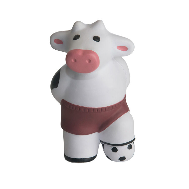 Promotional Items  Animal styles of Products PU Soccer Cow Stress Reliever Toy
