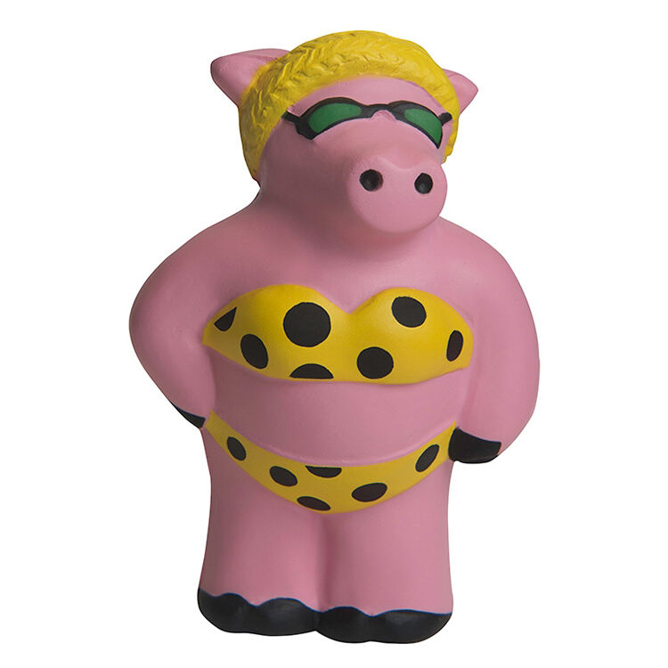 Promotiecadeau anti-stressmiddel coole strandvarkensstressbal