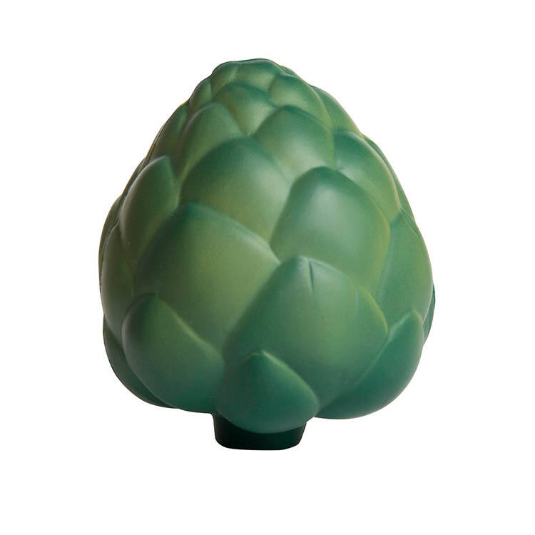Factory Direct PU Foam Anti-Stress Artichoke Shape Ball Promotional Toy for Stress Relief Corporate Gift