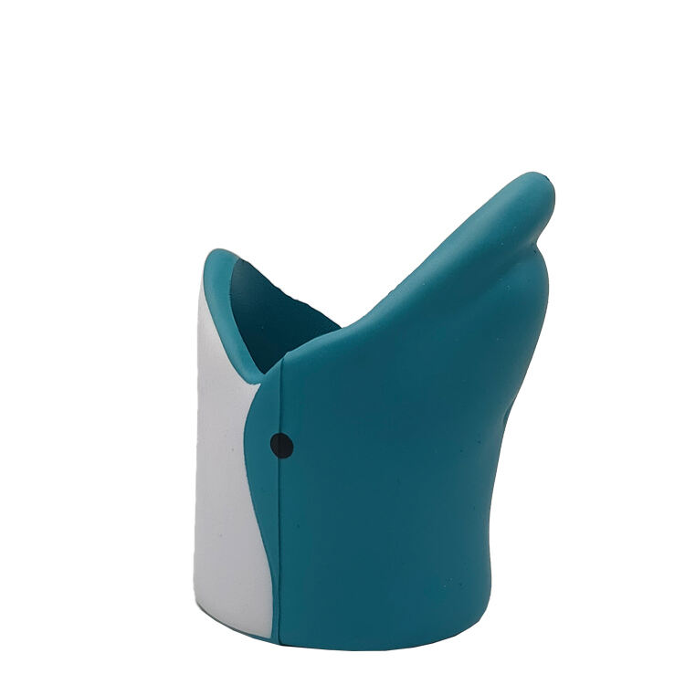 Unisex PU Bottle Can Cooler of Dolphin Shape for Animal Designs for Trade Shows Promotions