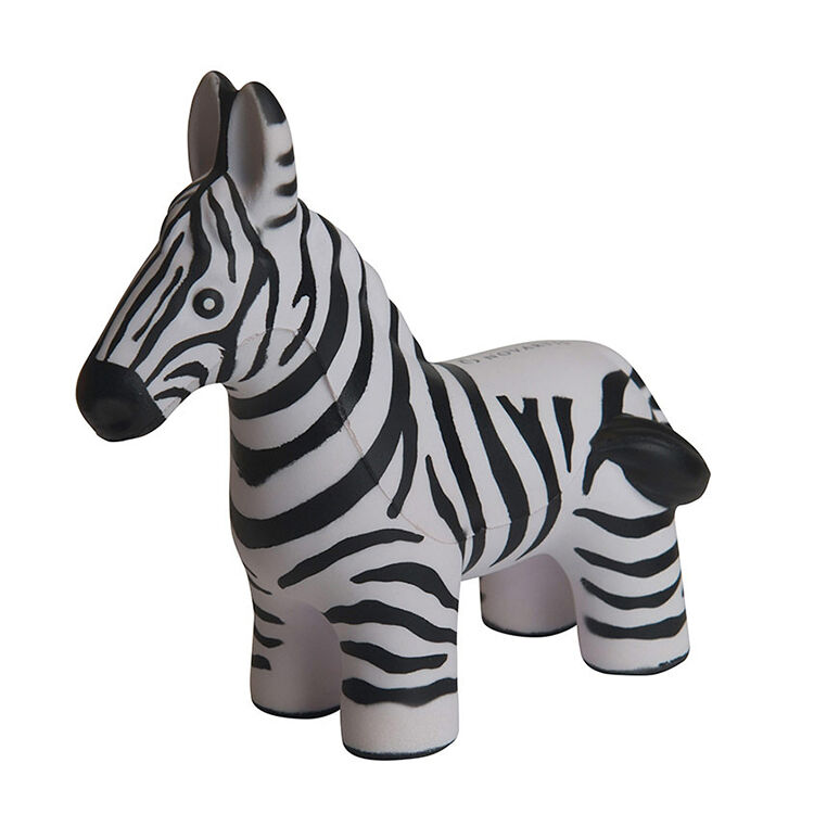 Promotional Gifts Customized PU Foam Zebra Shape Anti Stress Ball Anxiety Reducer