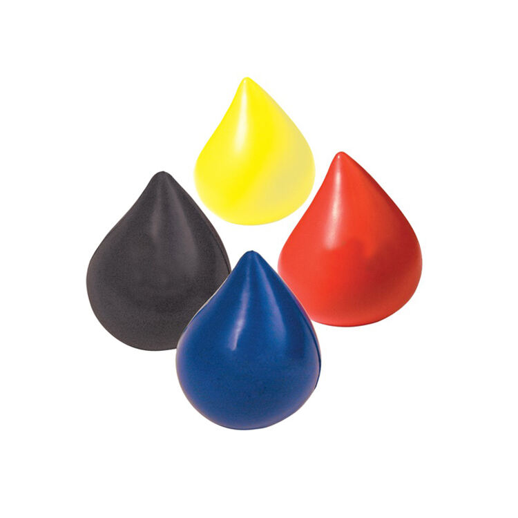 Supply Promotional Gifts Water Drop Shape Custom logo Squishy Ball Blood Shape